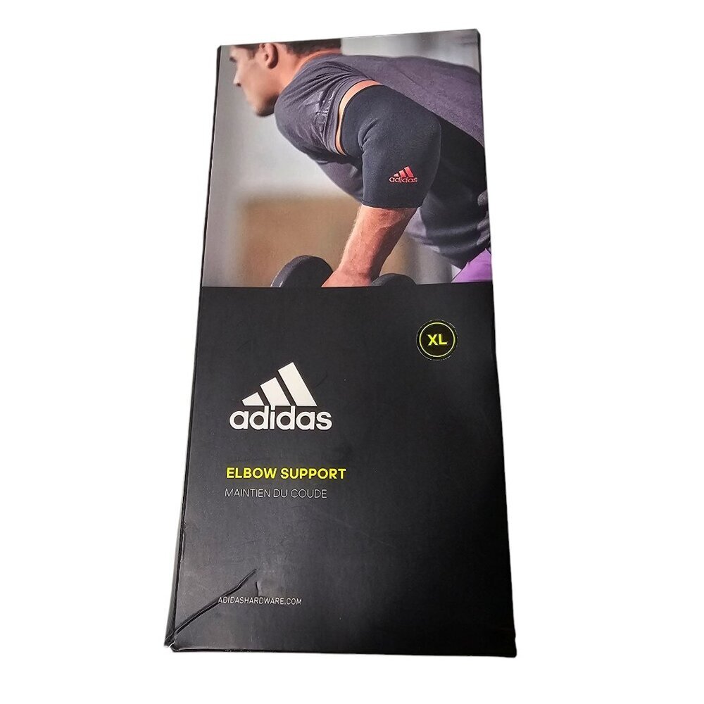 ⚡️Adidas Size XL Reinforced Nylon Black Elbow Support Sleeve Athletic Breathable